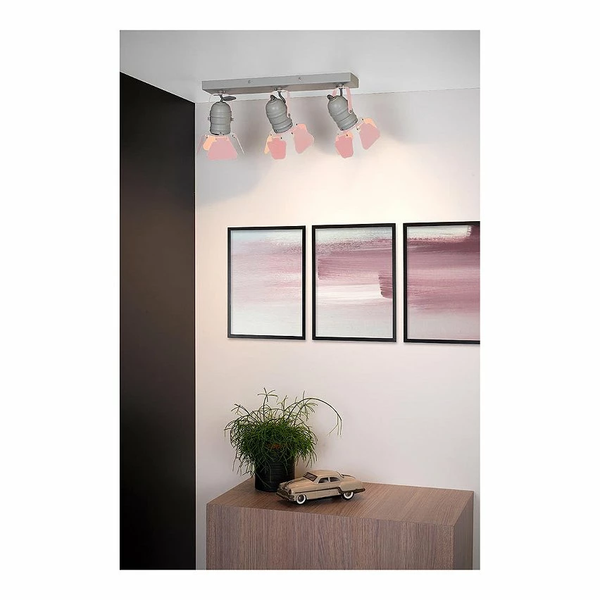 Promo đ€© J&Kids Spot plafond chambres d'enfant 3 lampes Pizz đ â Image 3