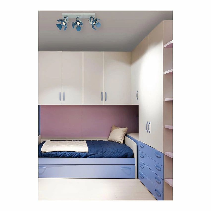 Promo đ€© J&Kids Spot plafond chambres d'enfant 3 lampes Pizz đ â Image 5
