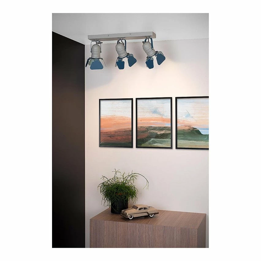 Promo đ€© J&Kids Spot plafond chambres d'enfant 3 lampes Pizz đ â Image 6