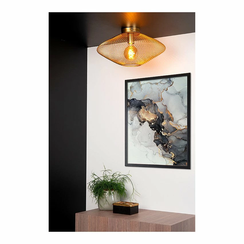 Promo 🌟 Lampea Plafonnier industriel pour salon Meshiva 🔔 – Image 5