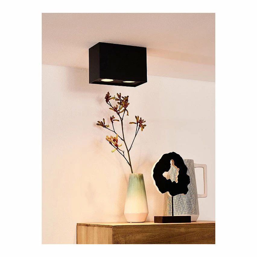 Promo ✔️ Lampea Spot plafond en aluminium 2 lampes You 👍