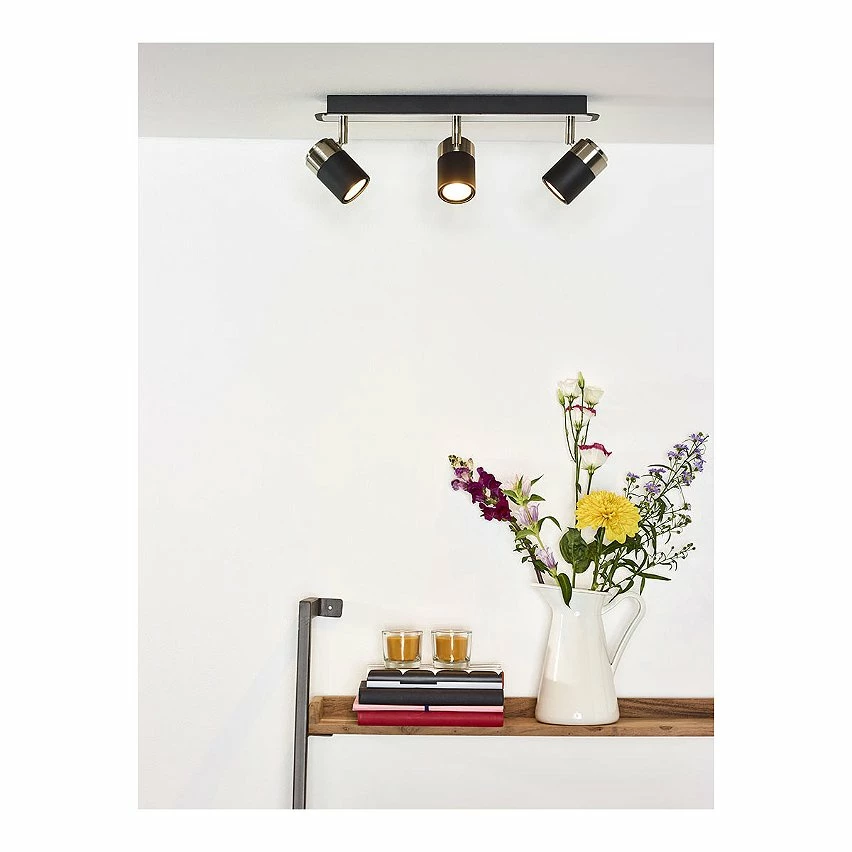 Tout neuf đ Lampea Spot plafond moderne LED dimmable 3 lampes Nert đ„ â Image 6