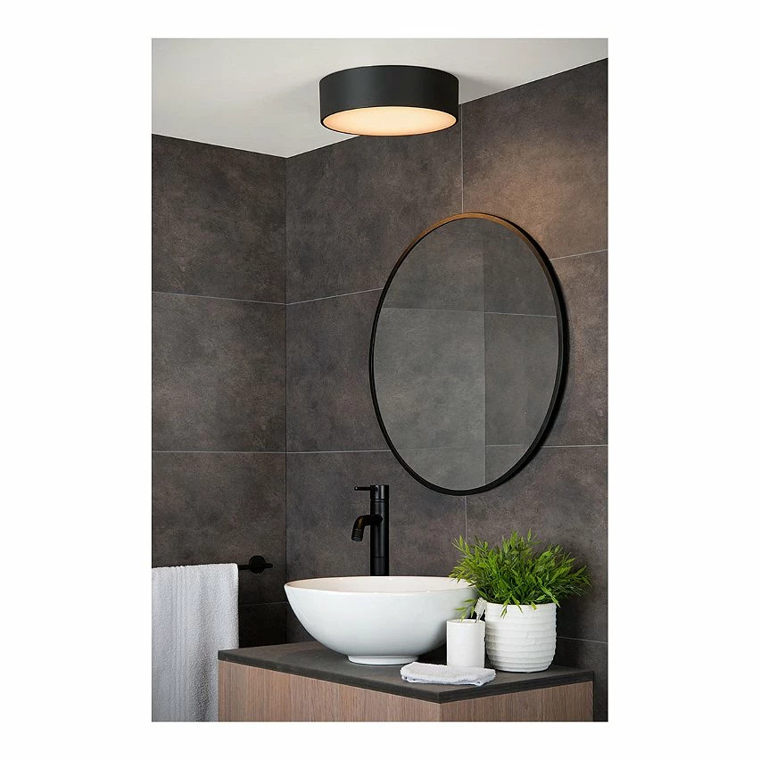 Sortie đ Lampea Plafonnier salle de bain rond LED Roxa â