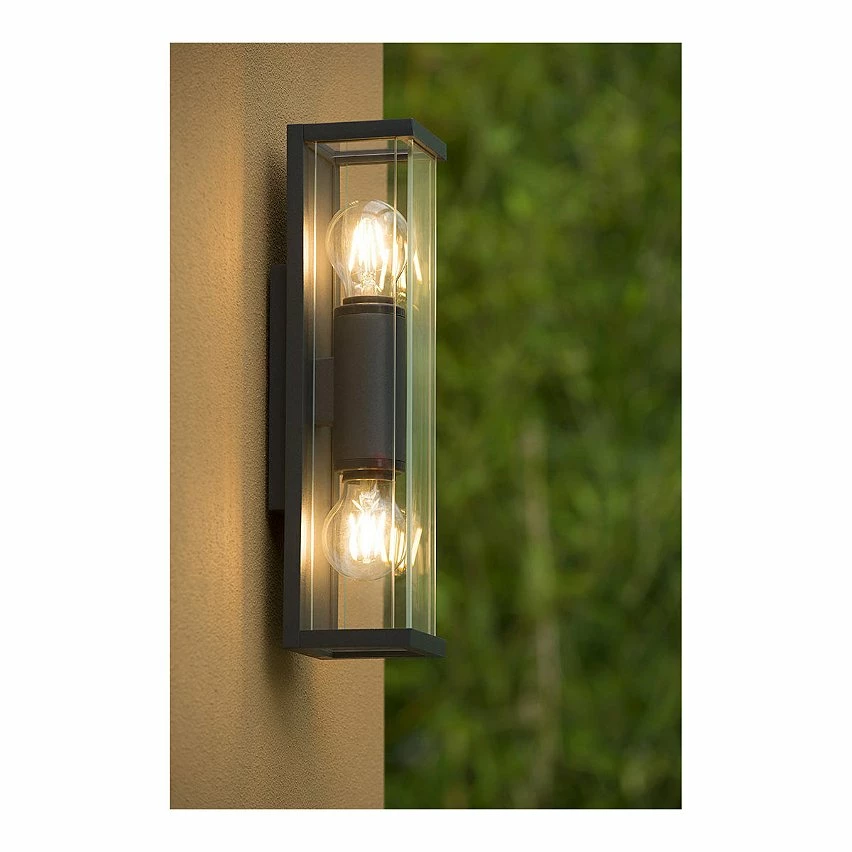 Coupon 🛒 Lampea Applique murale extérieure industrielle 2 lampes Clara 🧨