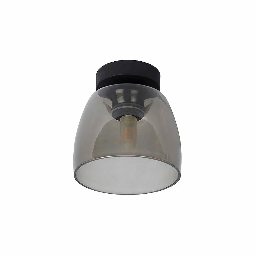 Sortie 😀 Lampea Plafonnier en verre fumé salle de bain Ryle 🧨 – Image 2