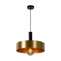 Coupon 🧨 Lampea Suspension rétro Ø 40 cm pour salle à manger Gia 😀