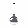 Meilleur prix 🧨 Lampea Suspension en verre fumé Ø 40 cm Lius ✔️