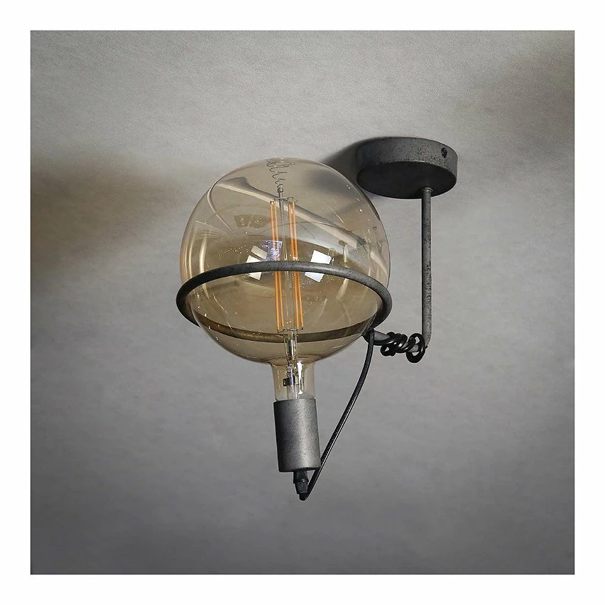 Sortie đ€© Lampea Suspension industrielle en mĂ©tal argentĂ© 5 lampes Baptiste đ â Image 6