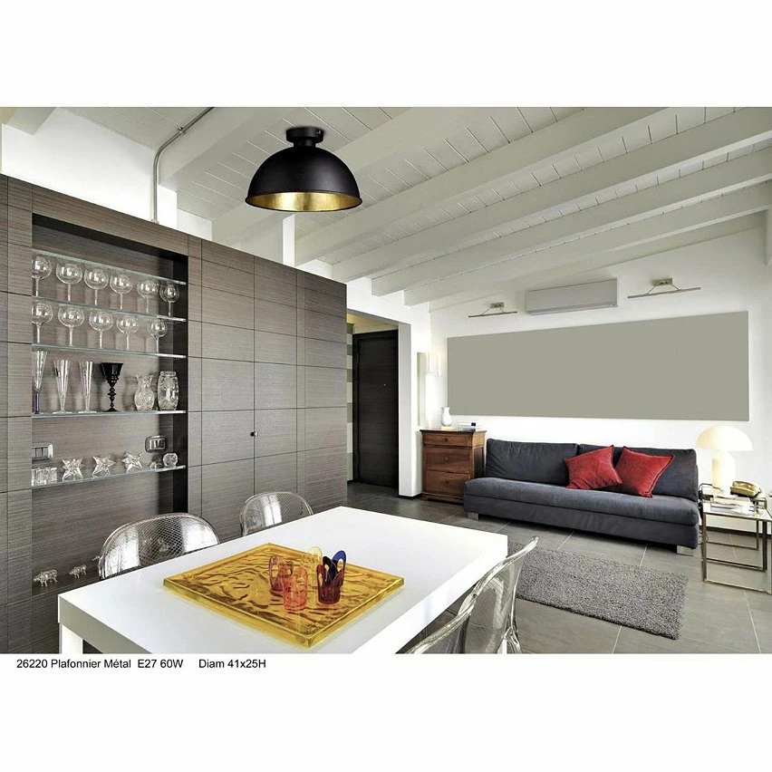 Nouveau đ Lampea Suspension industrielle pour salon 25 cm Mexico đ â Image 2