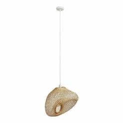 Meilleure affaire 🔔 Vivabita Suspension design bambou pour salon 120 cm Cornaline 😍