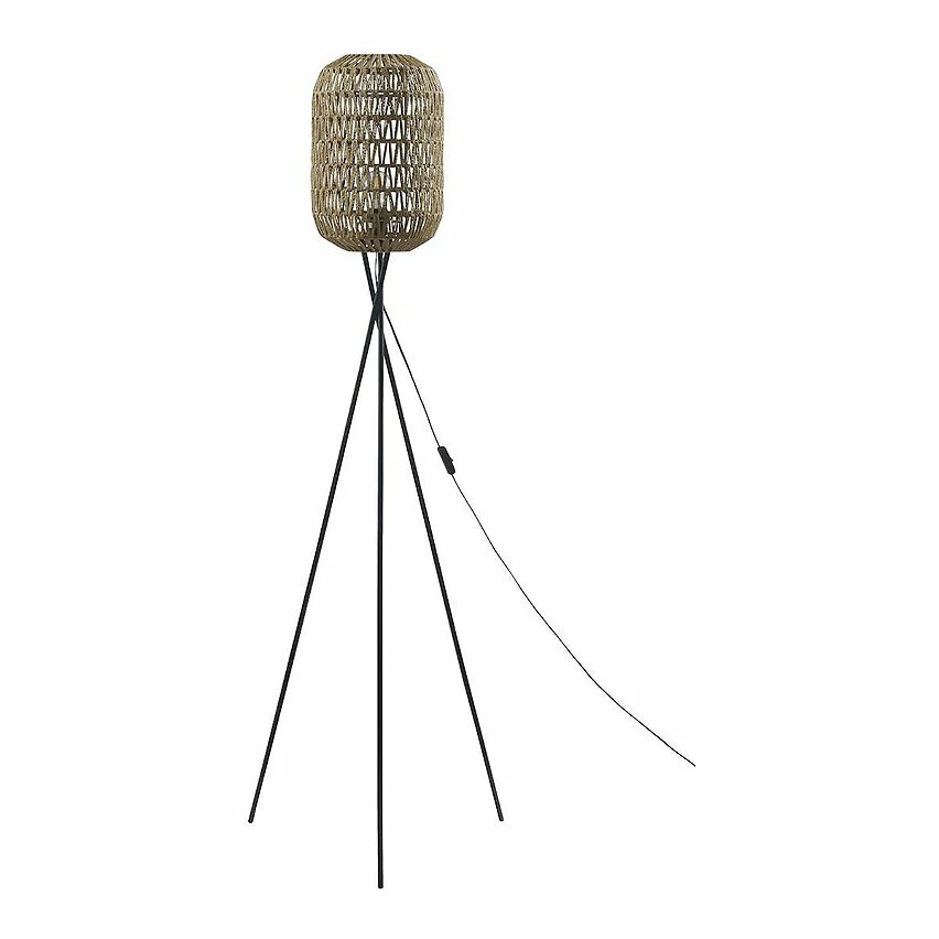 Meilleure affaire đ Vivabita Lampadaire design aspect rotin pour salon 150 cm Topaze đ„ â Image 5