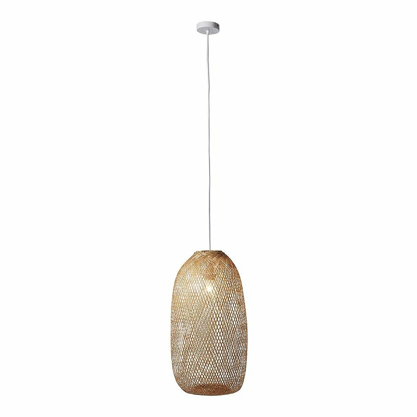 Nouveau đ Vivabita Suspension en rotin naturel pour salon 150 cm CalcĂ©doine đ