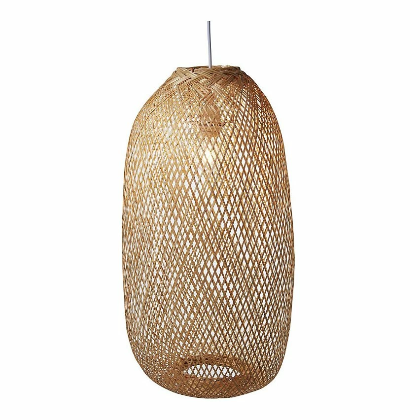 Nouveau đ Vivabita Suspension en rotin naturel pour salon 150 cm CalcĂ©doine đ â Image 3