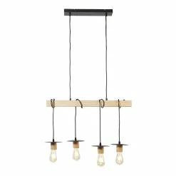 Budget 😉 Lampea Suspension industrielle pour salon 13 cm Larimar ❤️