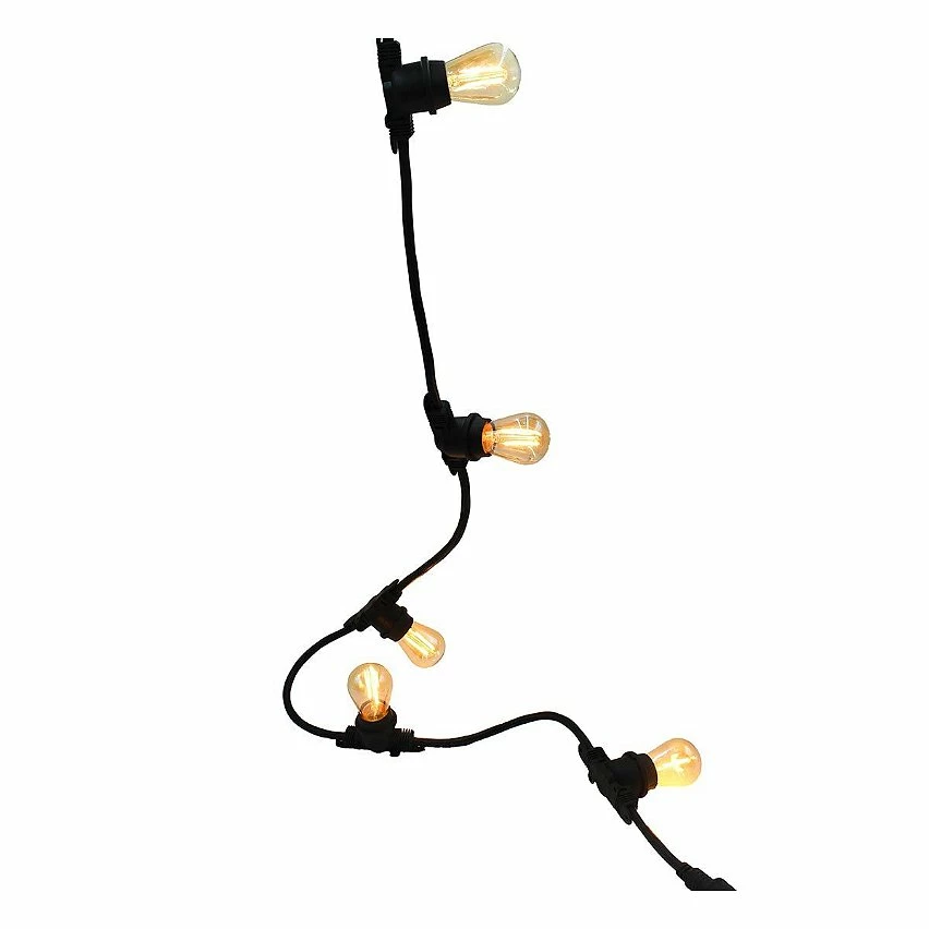Nouveau đ Lumisky Guirlande connectable LINK ME LIGHT Noir Caoutchouc 5M 10xE27 đ