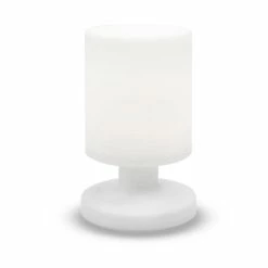 Le moins cher 🎁 Lumisky Lampe de table sans fil LED LILY W26 Blanc Polyéthylène H26CM 🤩