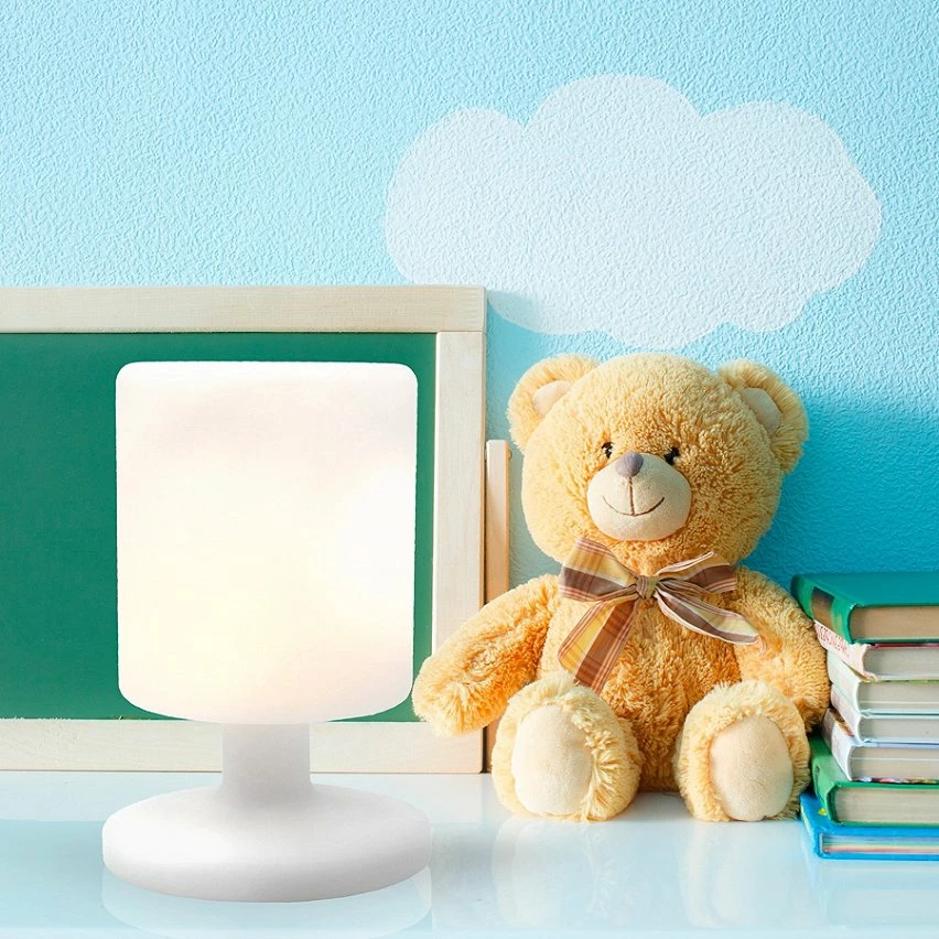 Le moins cher 🎁 Lumisky Lampe de table sans fil LED LILY W26 Blanc Polyéthylène H26CM 🤩 – Image 3