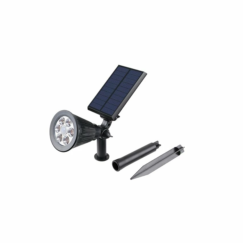 Grosses soldes ❤️ Lumisky Spot solaire 2 en 1 avec détecteur SPIKY SENSOR Noir Plastique 100LM ❤️ – Image 4