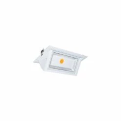 Grosses soldes 🛒 Miidex Spot LED Encastrable Rectangulaire Orientable Blanc 40W Blanc Neutre 4000K ⭐
