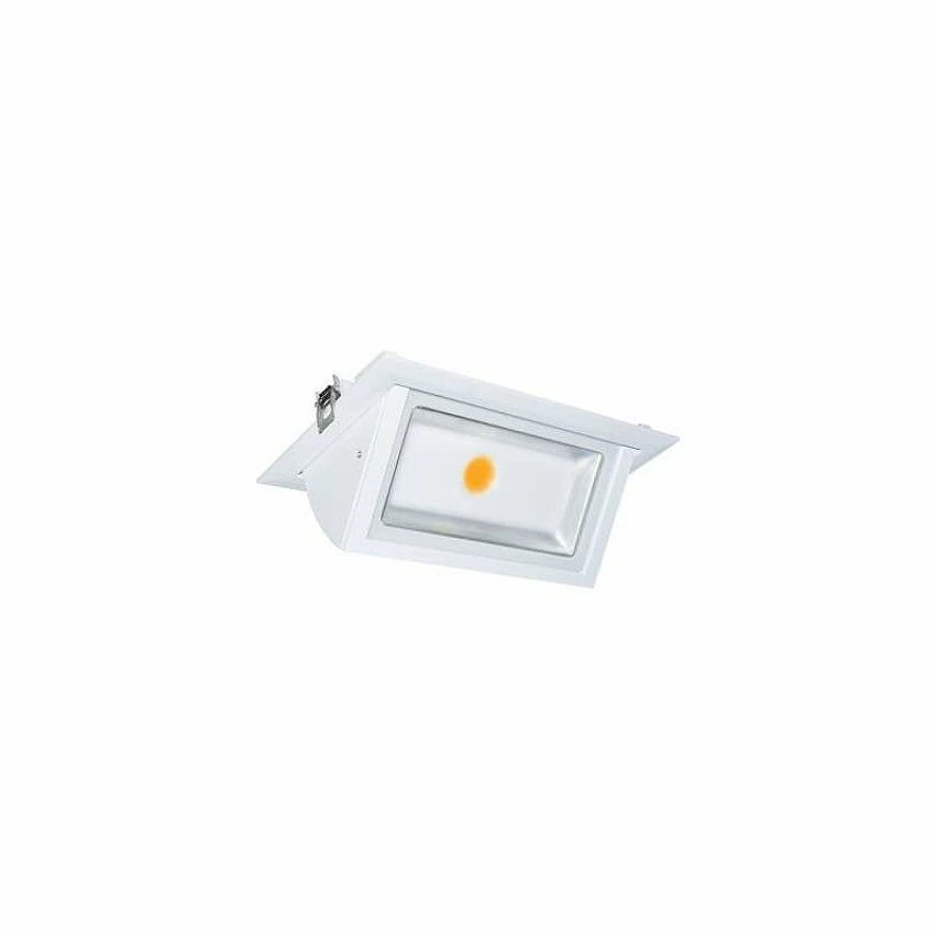 Grosses soldes đ Miidex Spot LED Encastrable Rectangulaire Orientable Blanc 40W Blanc Neutre 4000K â