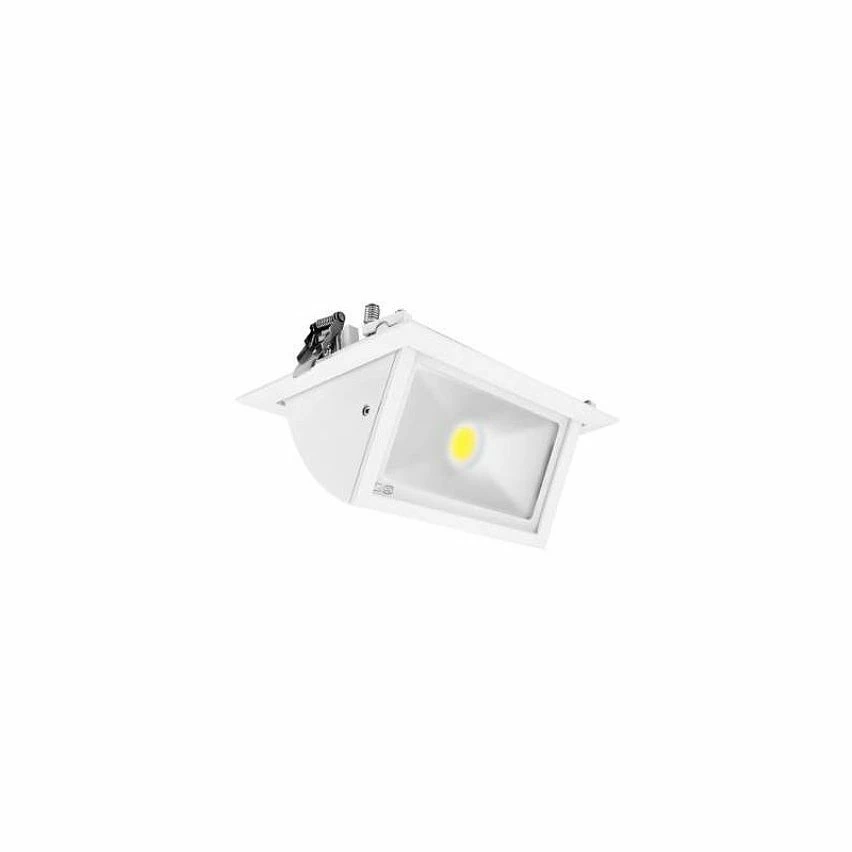 Tout neuf đ Miidex Spot LED Encastrable Rectangulaire Orientable Blanc 30W Blanc Neutre 4000K đ„