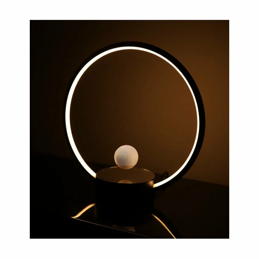Coupon 🎉 Magneticland Lampe à lévitation Design CIRCLO noire 💯 – Image 5