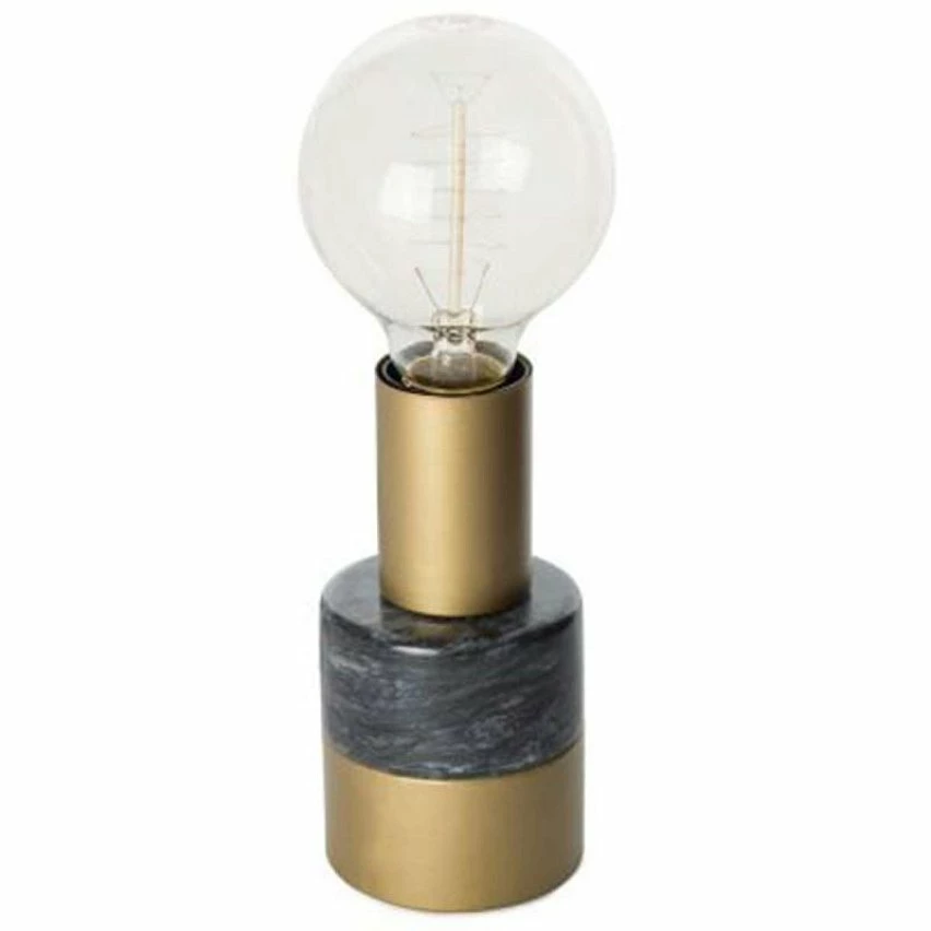 Budget đ Paris prix Lampe Ă Poser en Marbre "Lalande" 14cm Noir đ