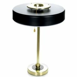 Offres 🔔 Paris prix Lampe à Poser Déco "Phobos" 50cm Or & Noir 🎁