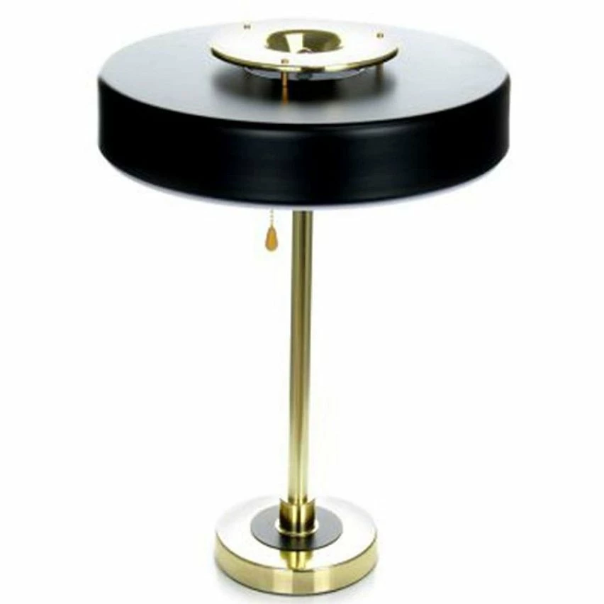 Offres đ Paris prix Lampe Ă Poser DĂ©co "Phobos" 50cm Or & Noir đ