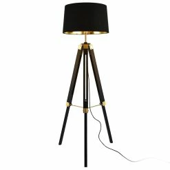 Top 10 🌟 Lampadaire Design Lampe à Pied Trépied avec Pieds en Bois et Métal Abat-Jour en Tissu E27 Hauteur 145 cm Bois Clair Chrome Blanc [lux.pro] 🥰