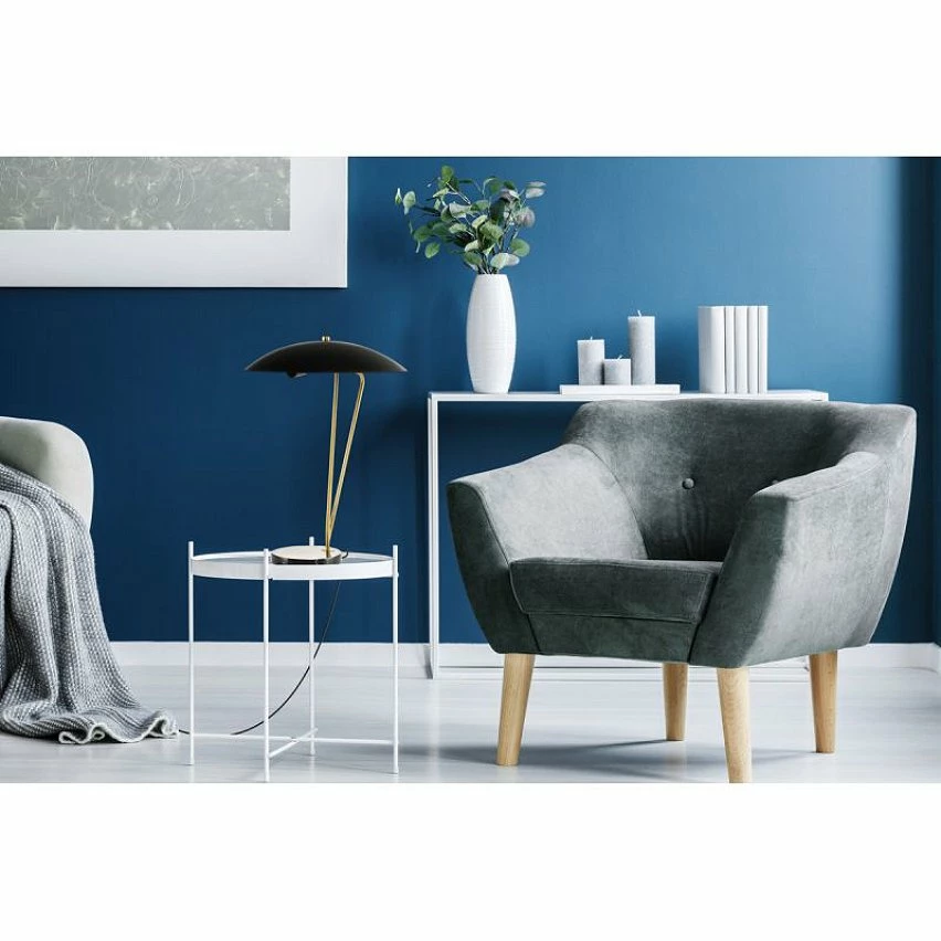 Offres đ Paris prix Lampe Ă Poser Design "Kayani" 58cm Or & Noir đ â Image 2