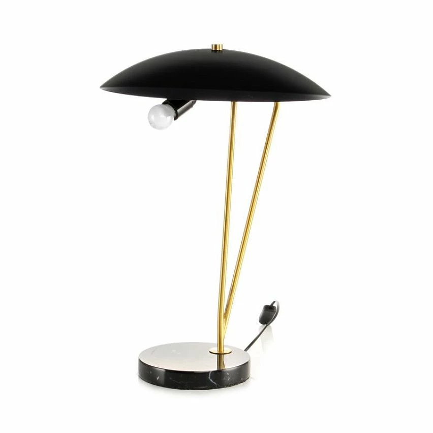 Offres đ Paris prix Lampe Ă Poser Design "Kayani" 58cm Or & Noir đ â Image 4