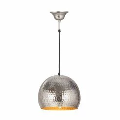 Top 10 💯 Paris prix Lampe Suspension Design "Factory Style" 27cm Argent 🎁