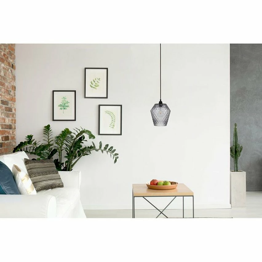 Promo ❤️ Paris prix Lampe Suspension Déco "Lumi" 27cm Gris 🎉 – Image 2