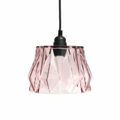Acheter 🌟 Paris prix Lampe Suspension Déco "Aurea" 19cm Rose ❤️