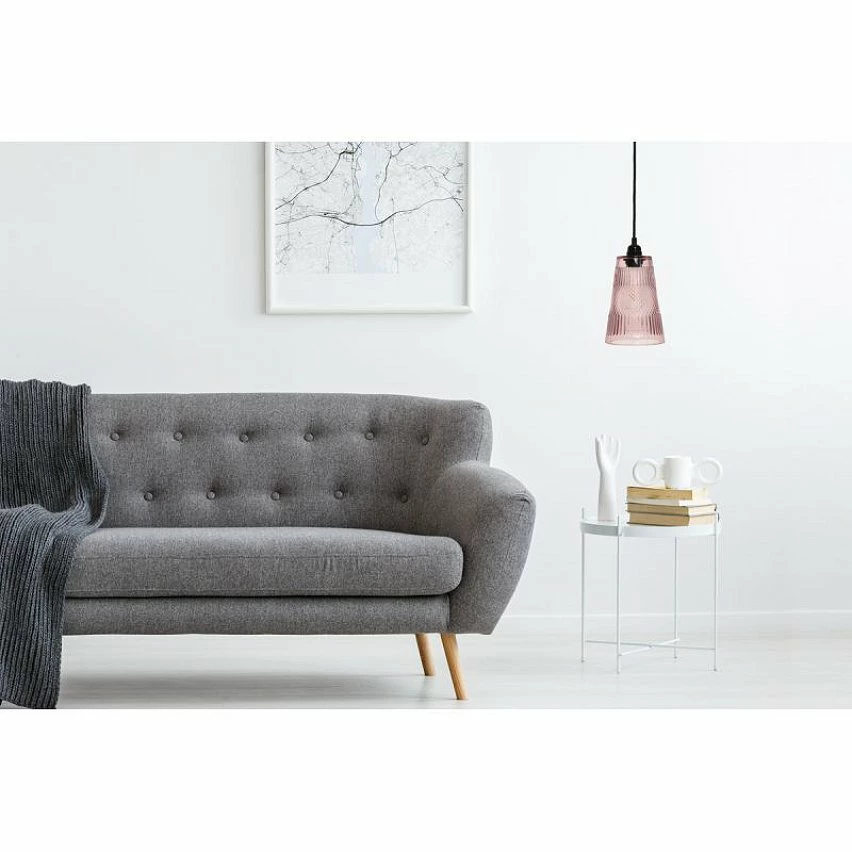 Nouveau đ Paris prix Lampe Suspension Design "Palum" 14cm Violet â â Image 2