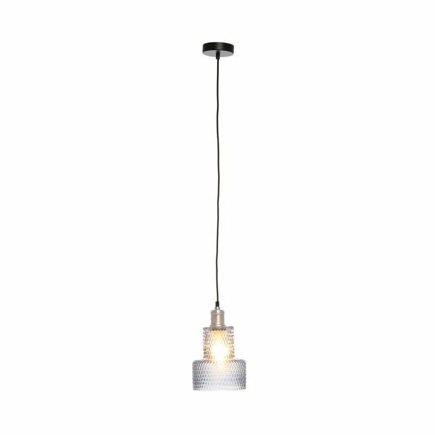 Meilleure vente 🎉 Paris prix Lampe Suspension en Verre "Mona" 27cm Bleu ⭐ – Image 4