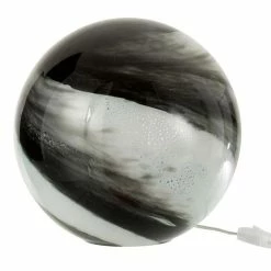 Acheter 😀 Paris prix Lampe à Poser en Verre "Dany" 29cm Noir 🔔