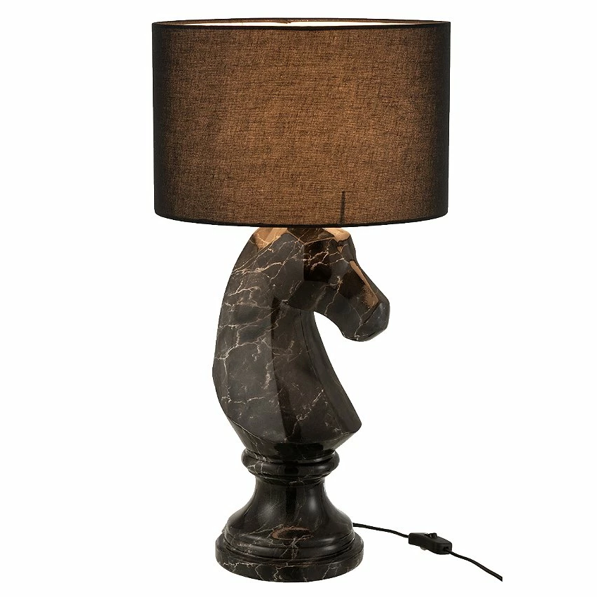 Offres 👏 Jolipa Lampe pièce échec aspect marbre ✔️ – Image 2