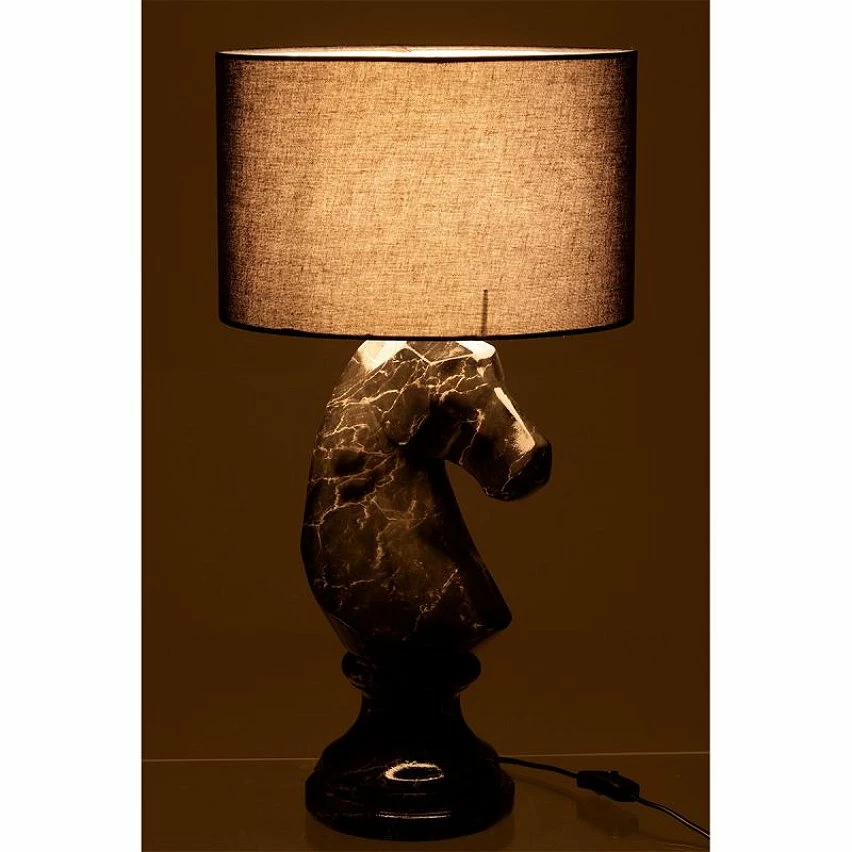 Offres 👏 Jolipa Lampe pièce échec aspect marbre ✔️ – Image 3