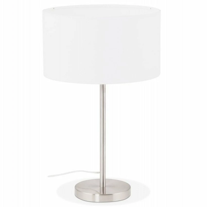 Promo 💯 Paris prix Lampe à Poser "Aytos" 75cm Blanc 👍 – Image 2