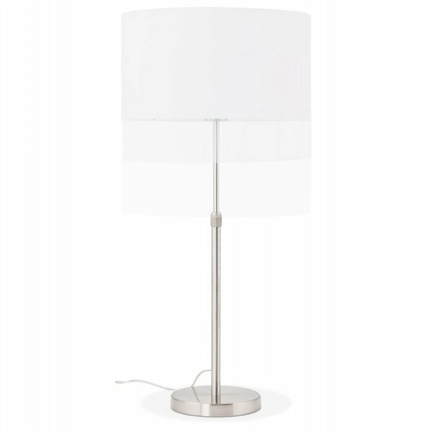 Promo 💯 Paris prix Lampe à Poser "Aytos" 75cm Blanc 👍 – Image 3