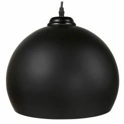 Promo 🛒 Paris prix Lampe Suspension Boule Design "Degla" 30cm Noir ⌛