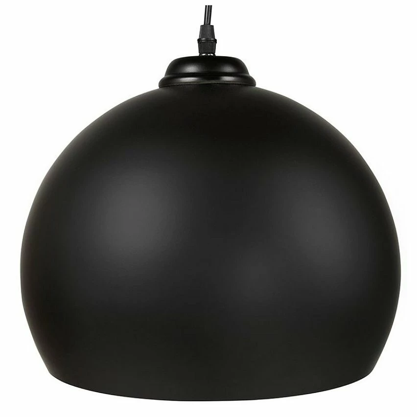 Promo đ Paris prix Lampe Suspension Boule Design "Degla" 30cm Noir â