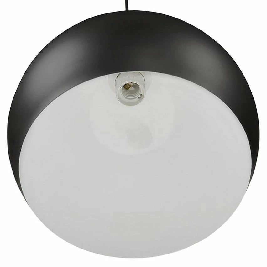 Promo đ Paris prix Lampe Suspension Boule Design "Degla" 30cm Noir â â Image 2