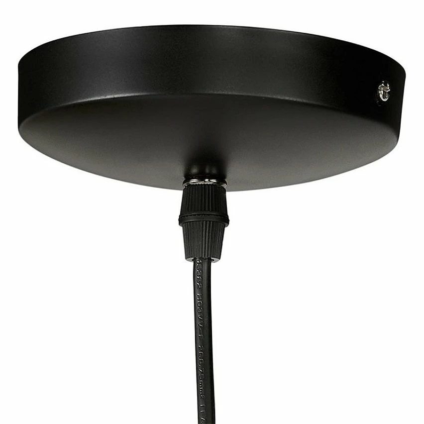 Promo đ Paris prix Lampe Suspension Boule Design "Degla" 30cm Noir â â Image 5