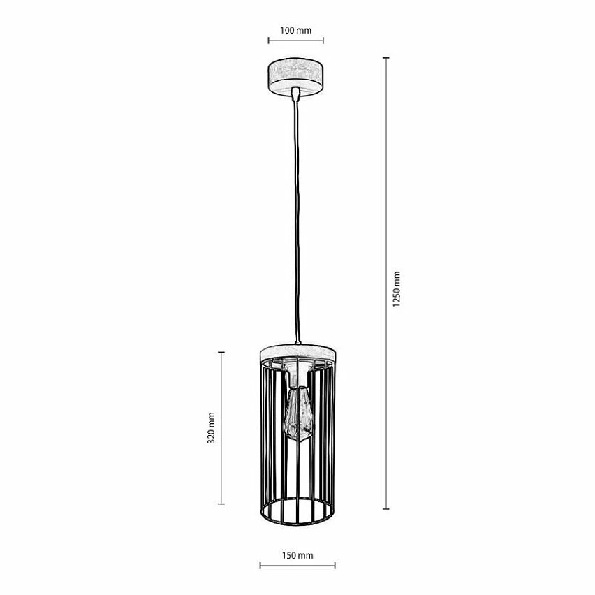 Coupon 💯 Paris prix Lampe Suspension Design "Gunnar" 135cm Gris 👏 – Image 2