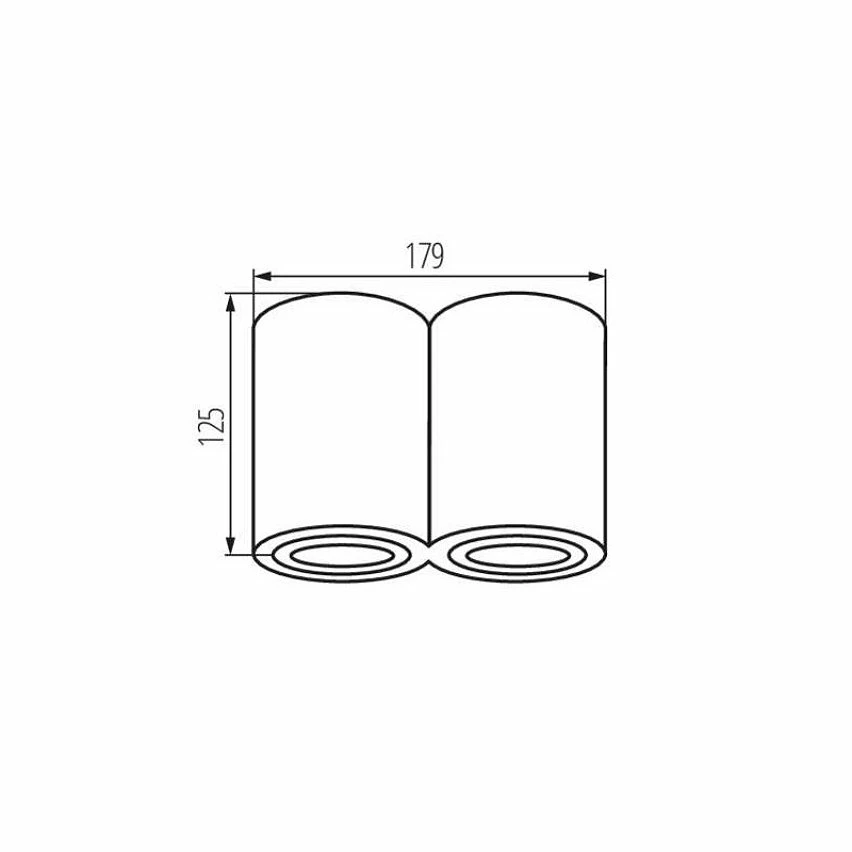Les meilleures critiques de ⌛ Kanlux Plafonnier en Saillie BORD Double GU10 Orientable - Aluminium Brossé ✔️ – Image 2