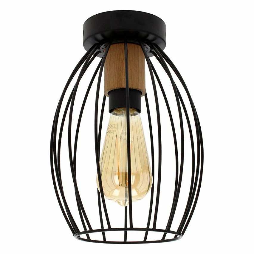 Le moins cher 👍 Paris prix Plafonnier Design "Gunnar" 25cm Noir 😉