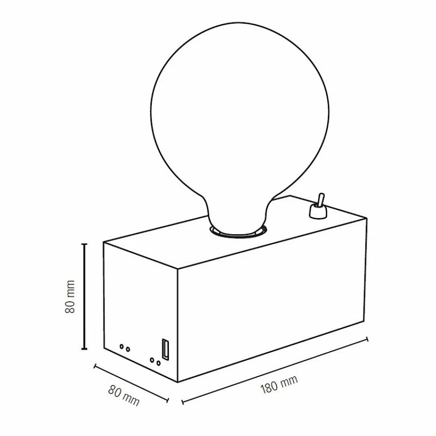 Offres đ„ Paris prix Lampe Ă Poser en Bois "Theo" 18cm ChĂȘne HuilĂ© âïž â Image 2